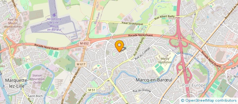 localisation de l'entreprise SCI BLIER à MARCQ-EN-BARŒUL