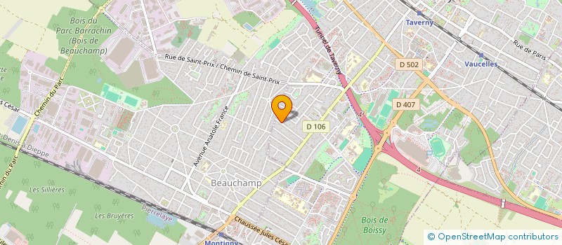 localisation de l'entreprise SCI BLIK  TAVERNY