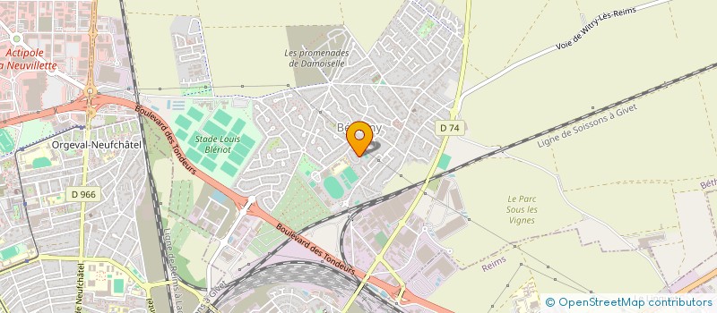 localisation de l'entreprise SCI BLIN  BETHENY