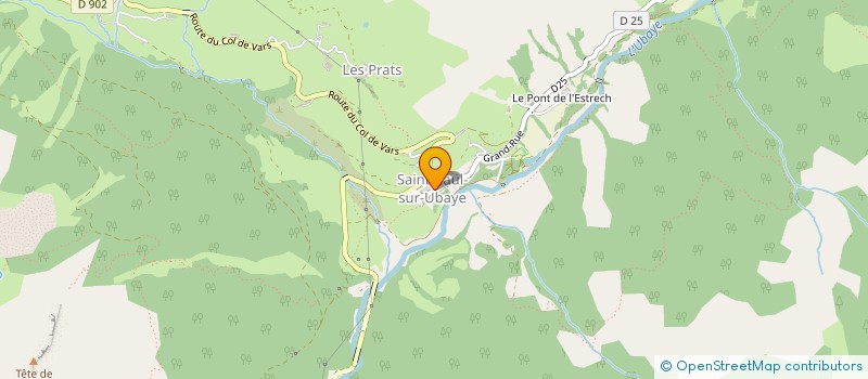 localisation de l'entreprise SCI BLIN COLAS  SAINT-PAUL-SUR-UBAYE
