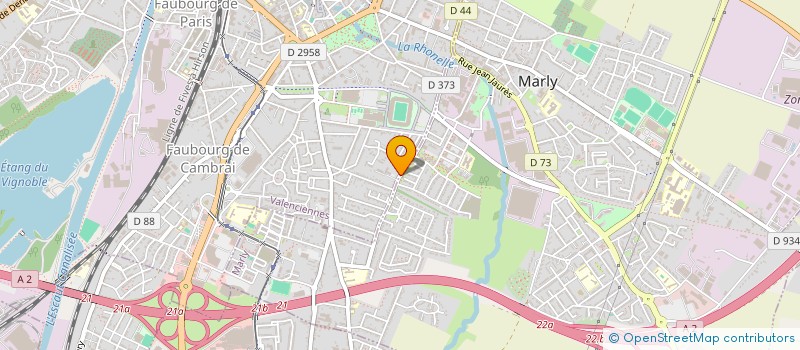 localisation de l'entreprise SCI BLIN RENARD à VALENCIENNES
