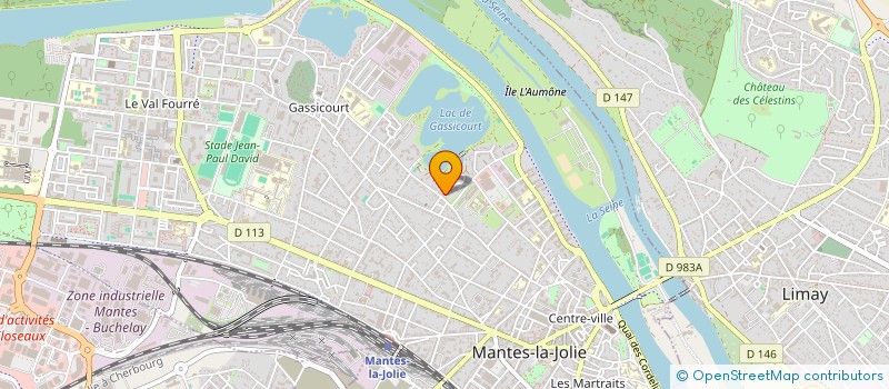 localisation de l'entreprise SCI BLIND  MANTES-LA-JOLIE