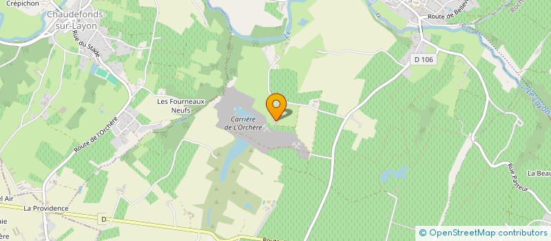 localisation de l'entreprise SCI BLINIERE  VAL-DU-LAYON