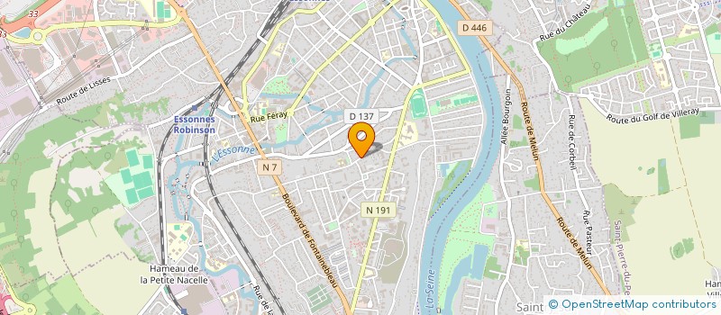 localisation de l'entreprise SCI BLINOV à CORBEIL-ESSONNES