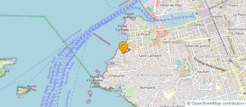 localisation de l'entreprise SCI BLINVEST PROVENCE à SIX-FOURS-LES-PLAGES