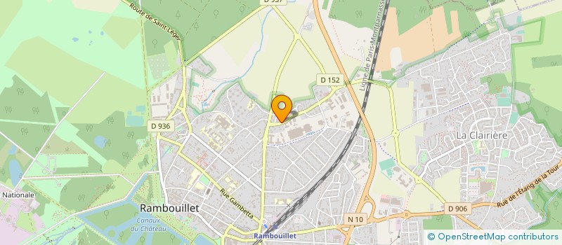 localisation de l'entreprise SCI BLISS  RAMBOUILLET