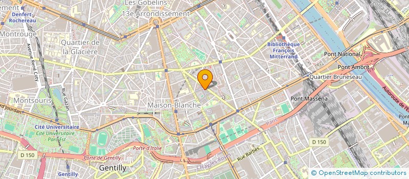 localisation de l'entreprise SCI BLISSLAND  PARIS