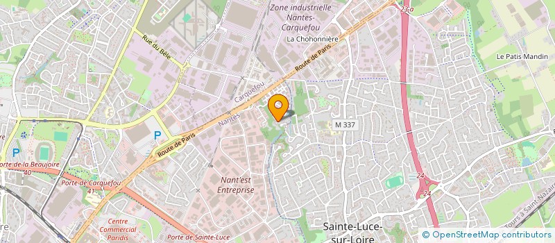 localisation de l'entreprise SCI BLIT à NANTES