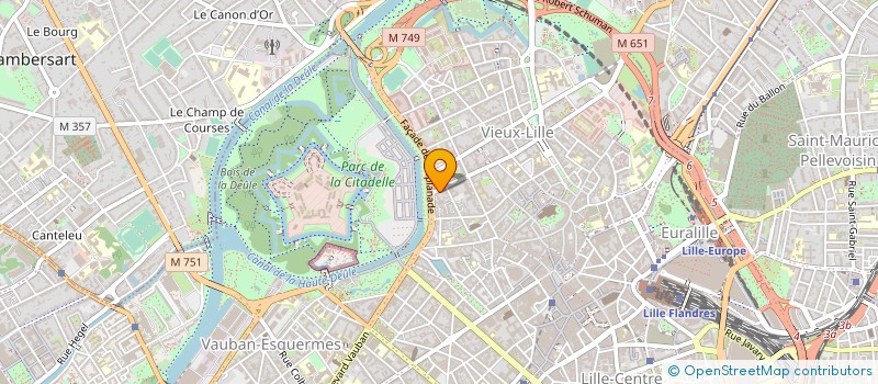 localisation de l'entreprise SCI BLK à LILLE