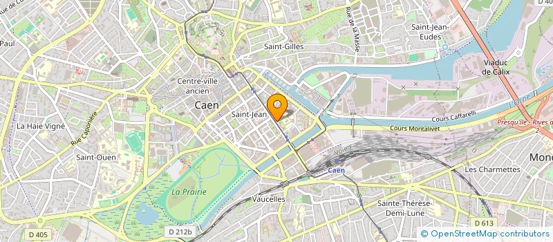 localisation de l'entreprise SCI BLL JUSTICE à CAEN