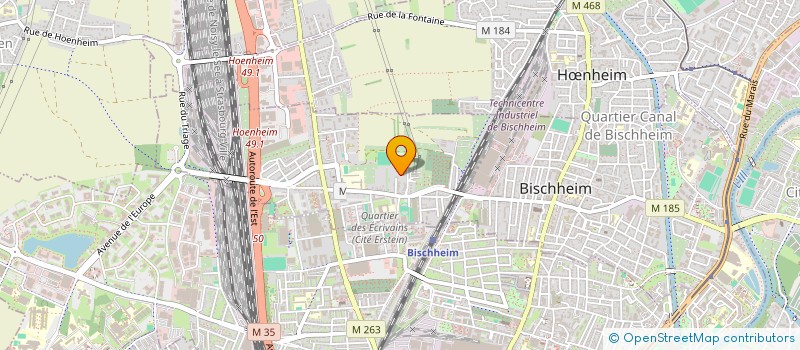 localisation de l'entreprise SCI BLM  BISCHHEIM