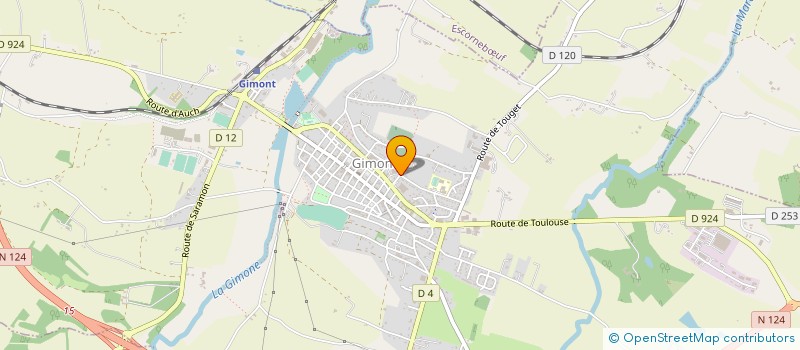 localisation de l'entreprise SCI BLM  GIMONT