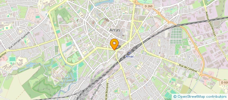 localisation de l'entreprise SCI BLM IMMO 3 à ARRAS