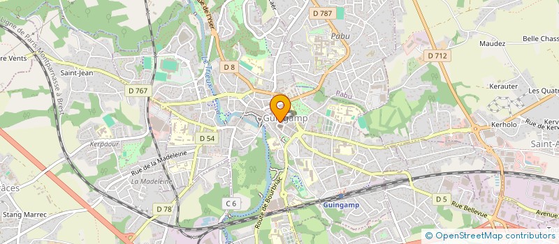 localisation de l'entreprise SCI BLM NOTRE DAME  GUINGAMP