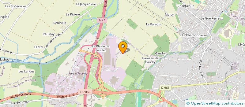 localisation de l'entreprise SCI BLMG 2P  VILLEMANDEUR