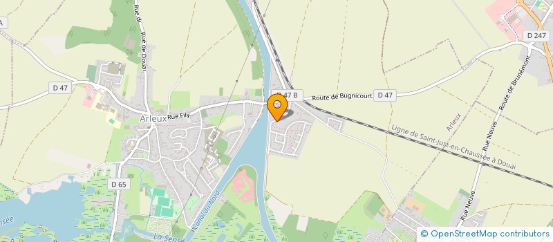 localisation de l'entreprise SCI BLN  ARLEUX