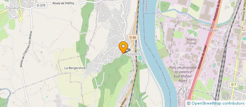 localisation de l'entreprise SCI BLN  SOYONS