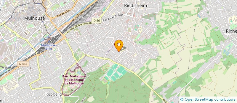 localisation de l'entreprise SCI BLO AND CO  RIXHEIM