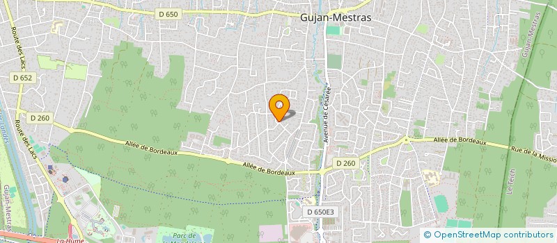 localisation de l'entreprise SCI BLOC  GUJAN-MESTRAS