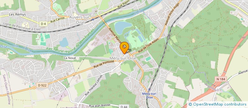 localisation de l'entreprise SCI BLOCHE  MERY-SUR-OISE