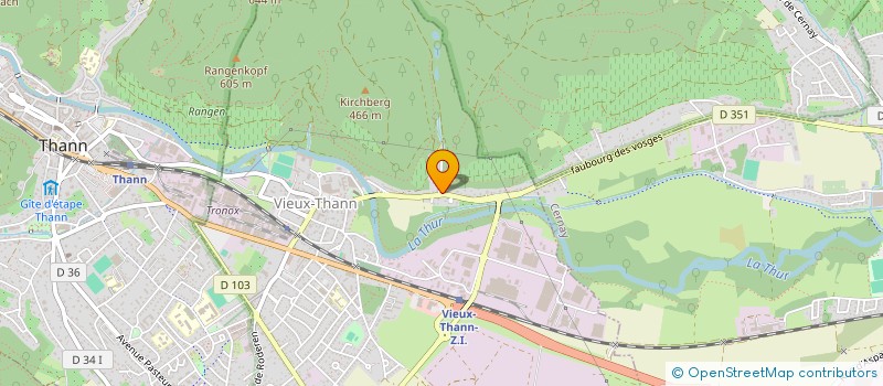 localisation de l'entreprise SCI BLODYMOON  VIEUX-THANN