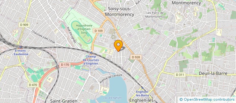 localisation de l'entreprise SCI BLOMET 95  SOISY-SOUS-MONTMORENCY