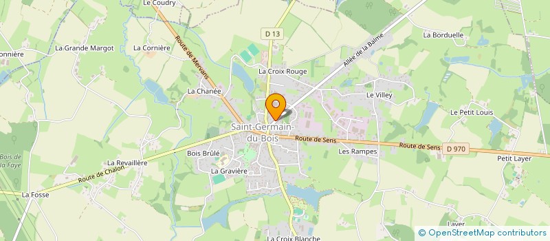 localisation de l'entreprise SCI BLONDAIN-LABOURIAUX à SAINT-GERMAIN-DU-BOIS
