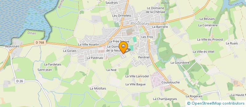 localisation de l'entreprise SCI BLONDE ET BARBU  BEAUSSAIS-SUR-MER