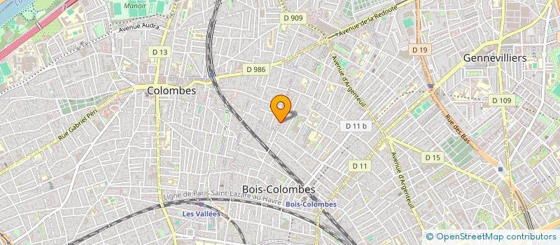 localisation de l'entreprise SCI BLONDEAU à BOIS-COLOMBES