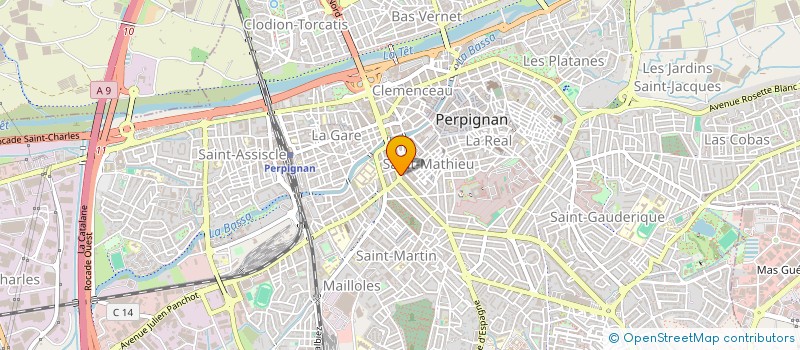 localisation de l'entreprise SCI BLONDEL  PERPIGNAN