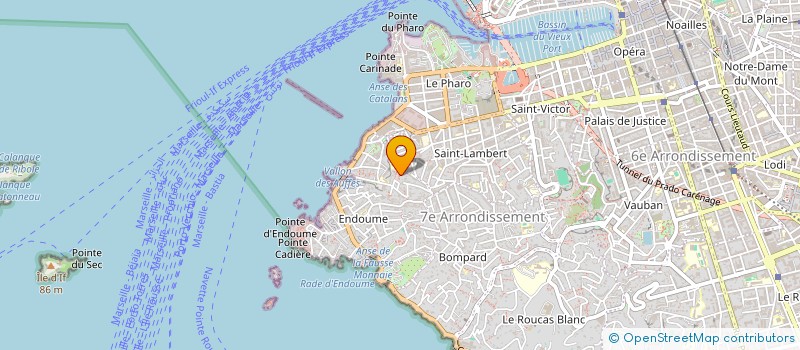 localisation de l'entreprise SCI BLONDEL à MARSEILLE