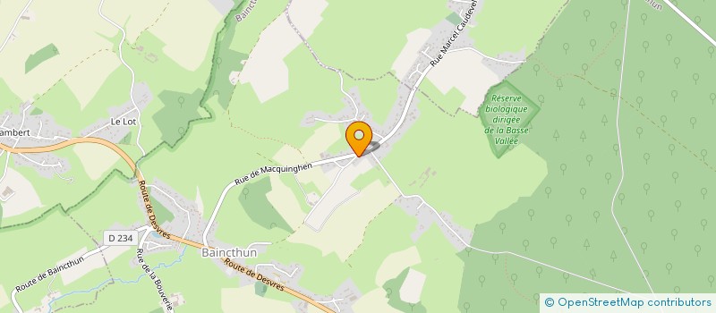 localisation de l'entreprise SCI BLONDEL  BAINCTHUN