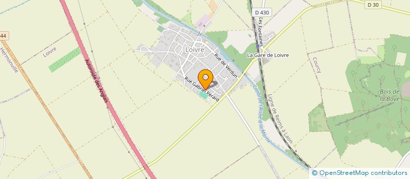 localisation de l'entreprise SCI BLONDELLE - CAMIAT  LOIVRE