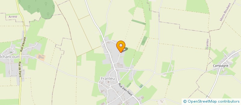 localisation de l'entreprise SCI BLONDIN FREVILLE  MONS-BOUBERT