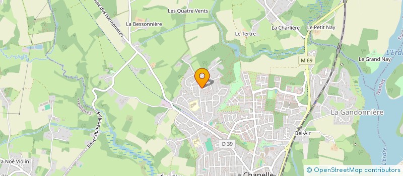 localisation de l'entreprise SCI BLONDINI-PERISSE  LA CHAPELLE-SUR-ERDRE