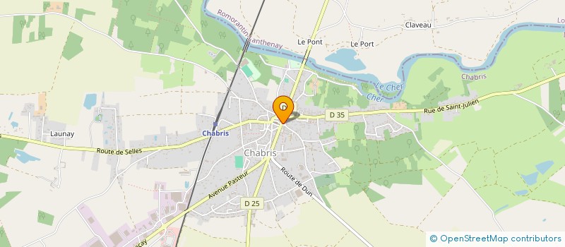 localisation de l'entreprise SCI BLONIAC à CHABRIS