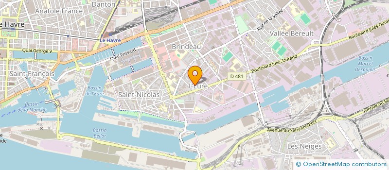 localisation de l'entreprise SCI BLONVILLE BM à LE HAVRE