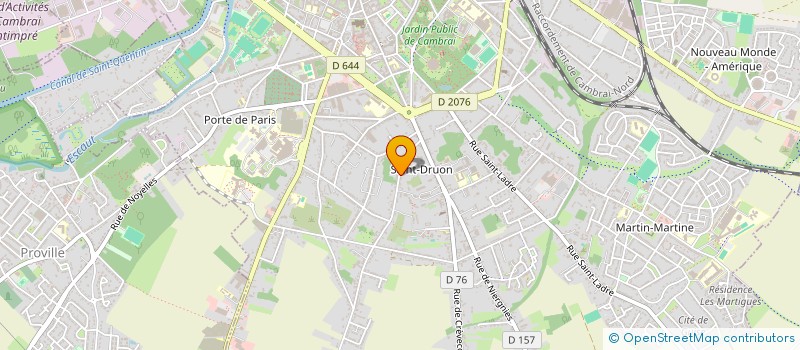 localisation de l'entreprise SCI BLOODY MARY à CAMBRAI