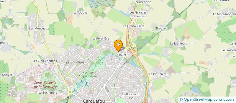 localisation de l'entreprise SCI BLOOMING  CARQUEFOU