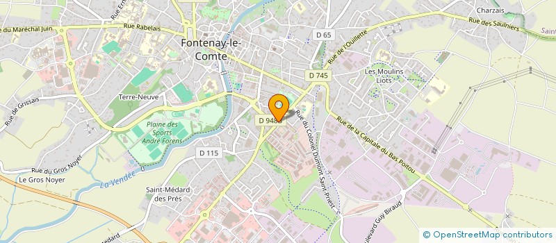 localisation de l'entreprise SCI BLOSSAC  FONTENAY-LE-COMTE