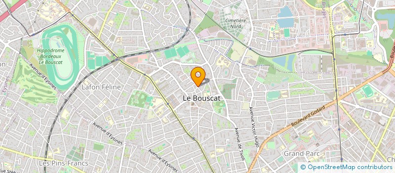 localisation de l'entreprise SCI BLOSSAC 50 A POITIERS  LE BOUSCAT