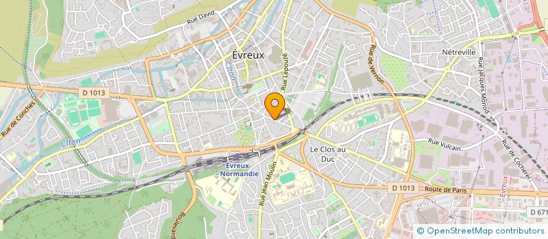 localisation de l'entreprise SCI BLOSSIER  EVREUX