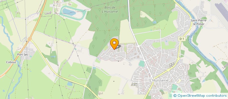 localisation de l'entreprise SCI BLOSSIER  L'HUISSERIE