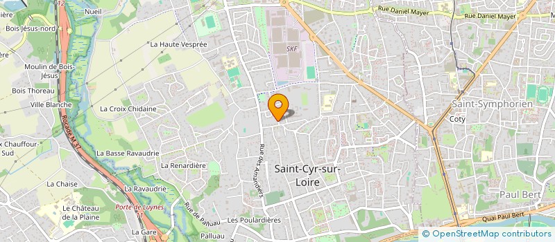 localisation de l'entreprise SCI BLOSSIER RAMELLA à SAINT-CYR-SUR-LOIRE