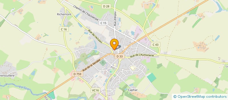 localisation de l'entreprise SCI BLOT  NUEIL-LES-AUBIERS