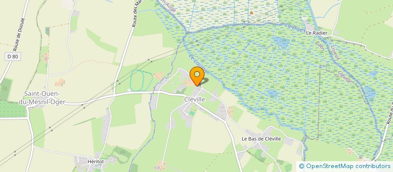 localisation de l'entreprise SCI BLOT  CLEVILLE