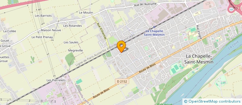 localisation de l'entreprise SCI BLOT à LA CHAPELLE-SAINT-MESMIN