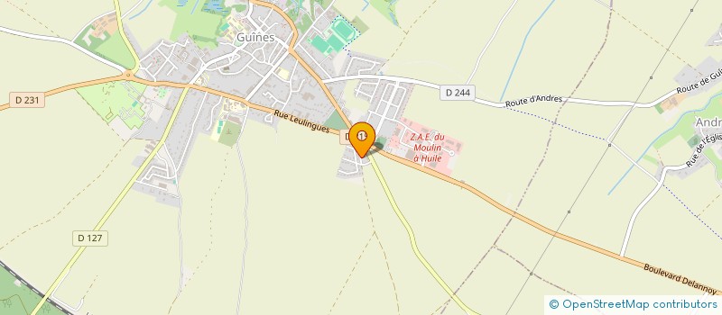localisation de l'entreprise SCI BLOT - DEREEP  GUINES