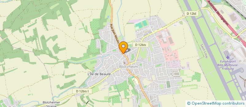 localisation de l'entreprise SCI BLOTZ1M  BLOTZHEIM