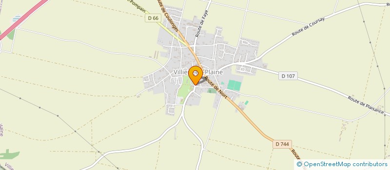 localisation de l'entreprise SCI BLOUGE  VILLIERS-EN-PLAINE